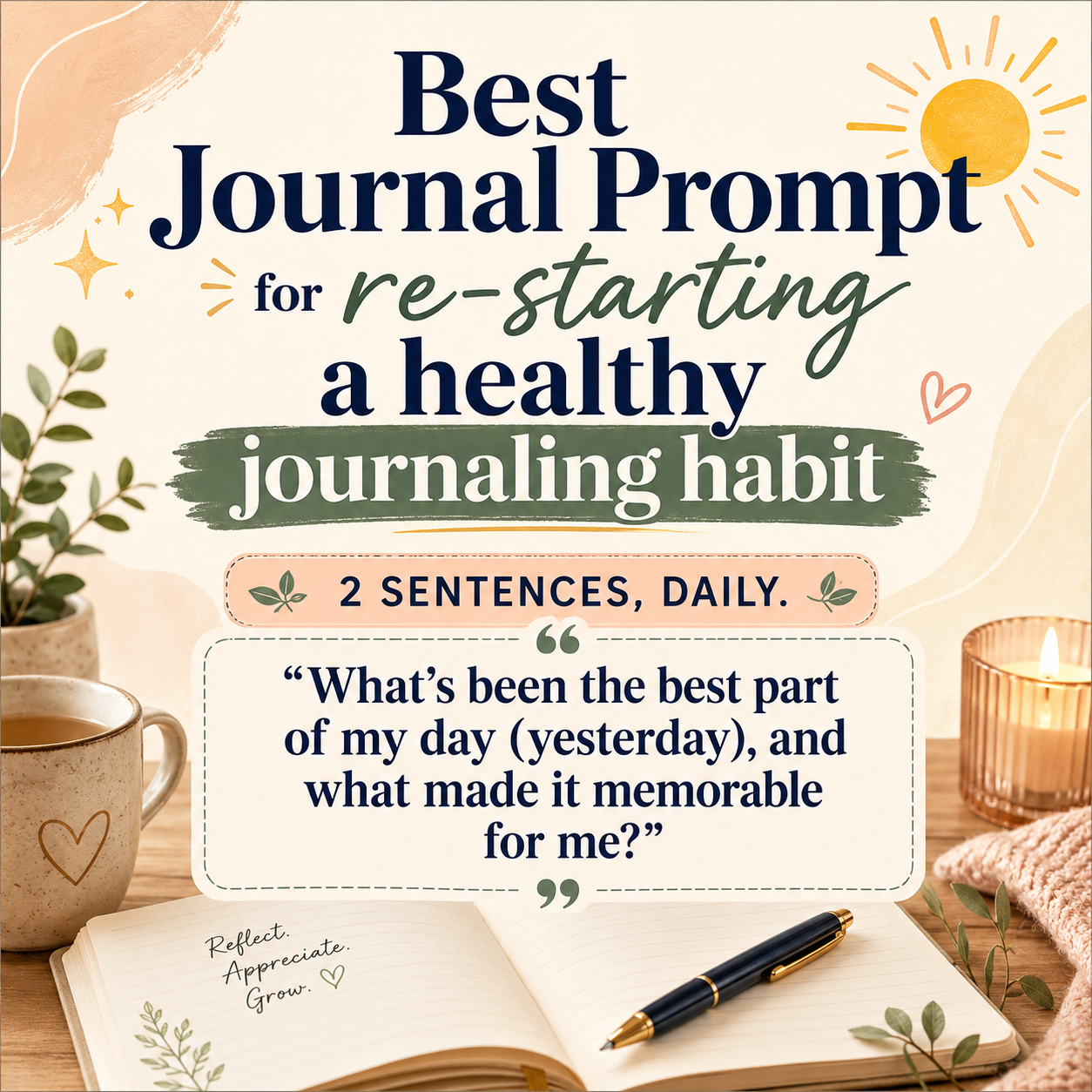 Best Journaling Prompt